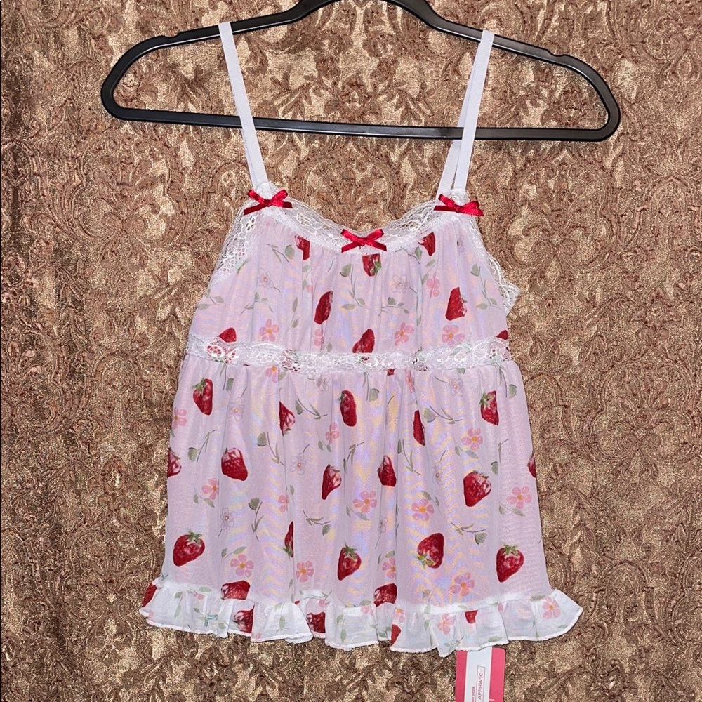 NWT ROMWE Pink Sheer Camisole.  Size 6/Medium Women